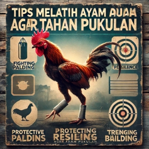 Tips Melatih Ayam Aduan Muda Agar Tahan Pukulan